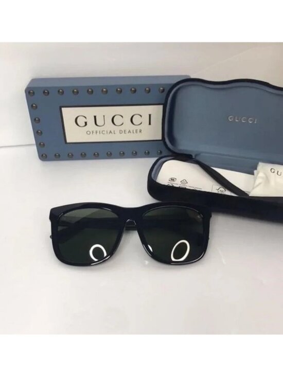 ? - New Authentic Gucci GG0057SK 002 56 GG0057SK Unisex Sunglasses main image 9
